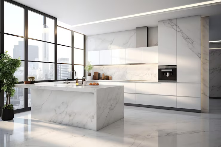 Bianco Carrara Mermer